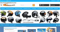Desktop Screenshot of boutique-parapente.com